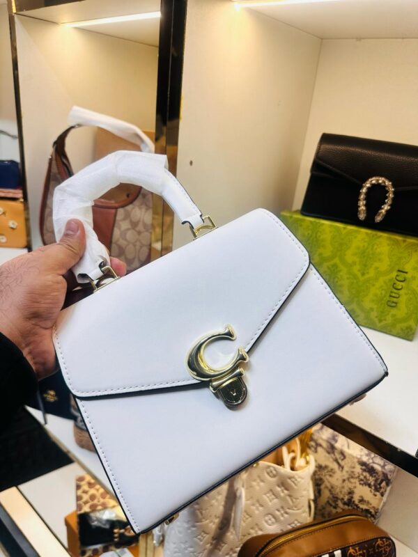 Coachh Morgan Top Handle *High Quality Leather Bag - Image 2
