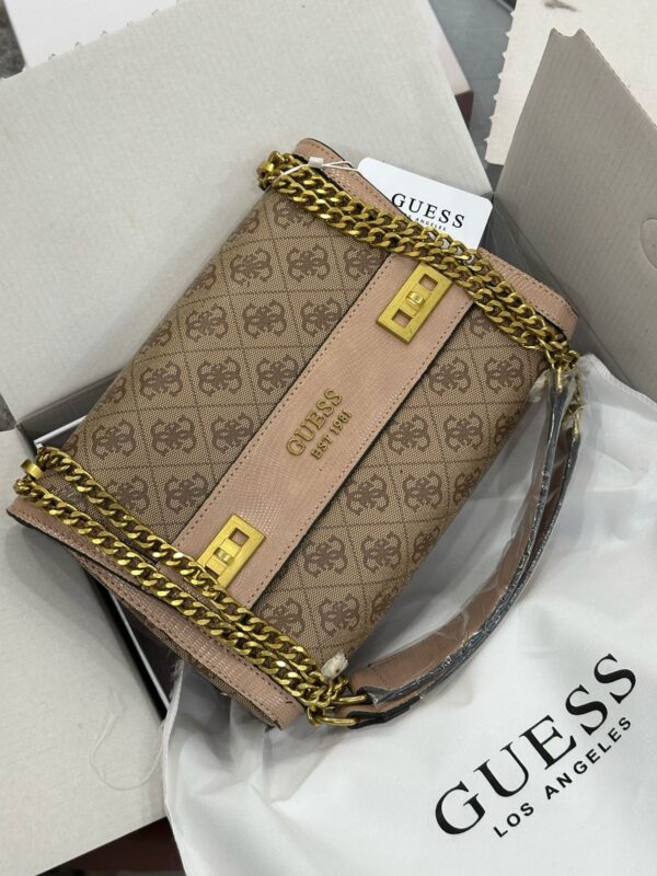 GUESS SKATLEY FLAP TOP HANDLE BAG - Image 3