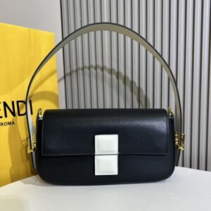 Fendii Baguette Twist Premium Shoulder Crossbody Bag