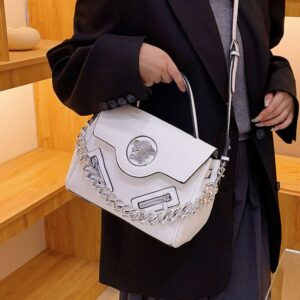 VERSACEE WHITE PREMIUM LOGO BAG