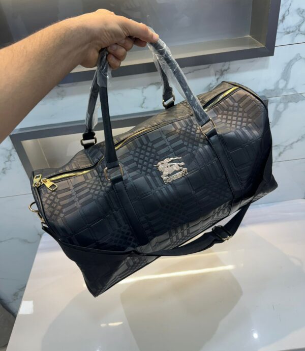 Burberryy Monogram Unisex Premium Travel Duffle Bag And Bagpack - Image 6