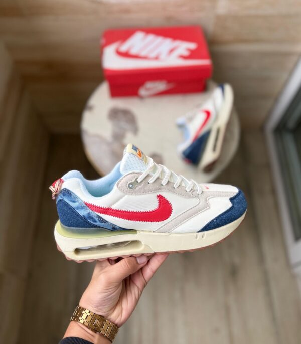 NIKEE AIRMAXX 1 SE DAWN WHITE RED - Image 4