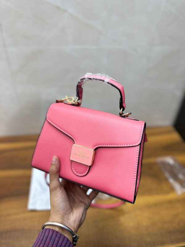 COACHH PEPPERR SATCHEL BAG PINK