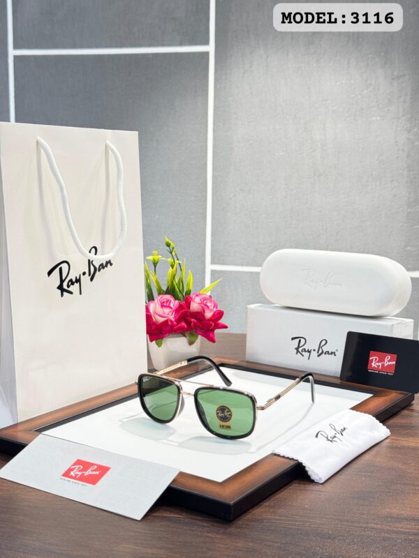 RAYBANN 3116 GOLD GREEN