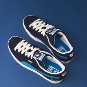 PUMAA CLASSIC SUEDE BLACK BLUE 