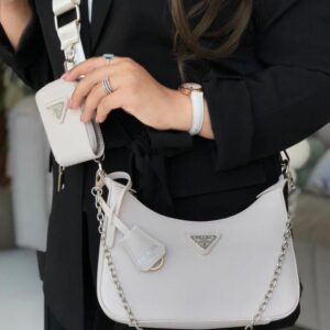 PRADAA RE-EDITION POCHETTE CROSSBODY BAG