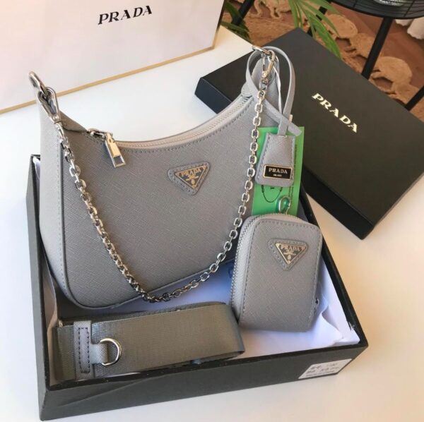 PRADAA RE-EDITION POCHETTE CROSSBODY BAG - Image 3