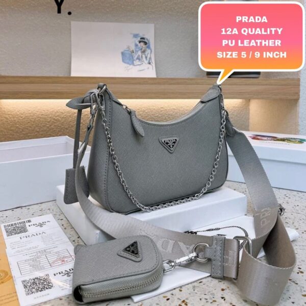 PRADAA RE-EDITION POCHETTE CROSSBODY BAG - Image 5