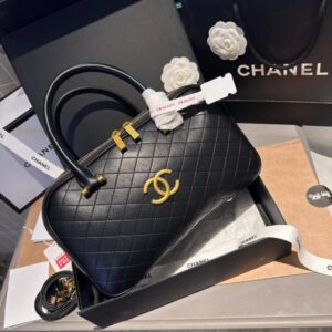 Chanell Classic Top Handle Premium Bowling Bag