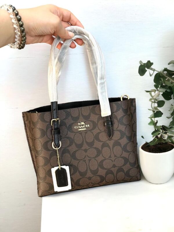 COACHH MOLLIE TOTE IN SIGNATURE CANVAS - Image 4