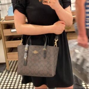 COACHH MOLLIE TOTE IN SIGNATURE CANVAS