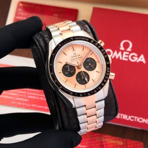 Omegaa Speedmaster Moonwatch Rosegold