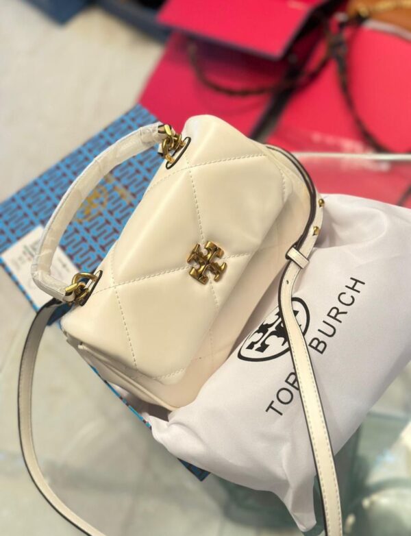 Toryy Burchh Kira Quilted Diamond Top Handle Sling Bag - Image 2