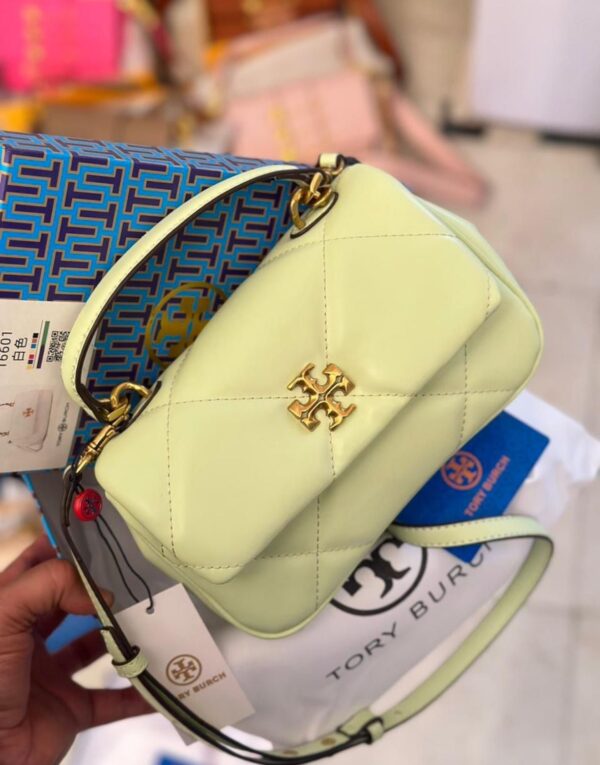 Toryy Burchh Kira Quilted Diamond Top Handle Sling Bag