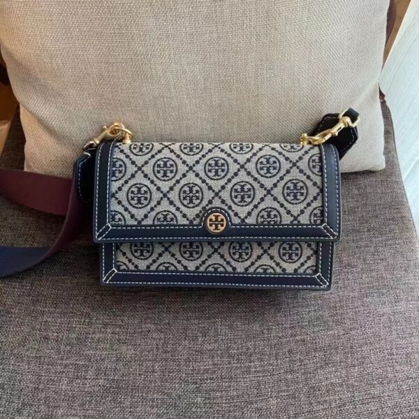Toryy Burchh T Monogram Jaquard Bag - Image 2