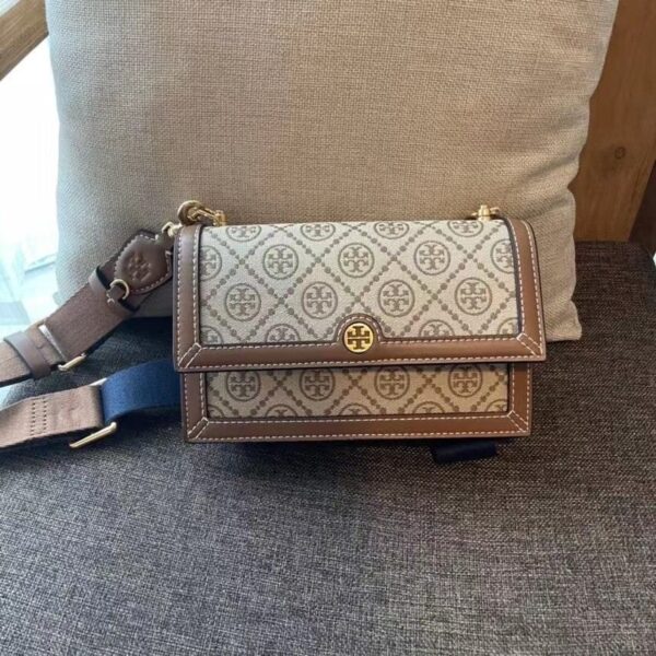 Toryy Burchh T Monogram Jaquard Bag - Image 3
