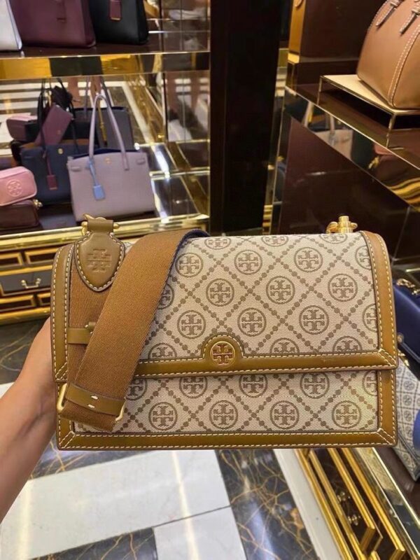 Toryy Burchh T Monogram Jaquard Bag - Image 5