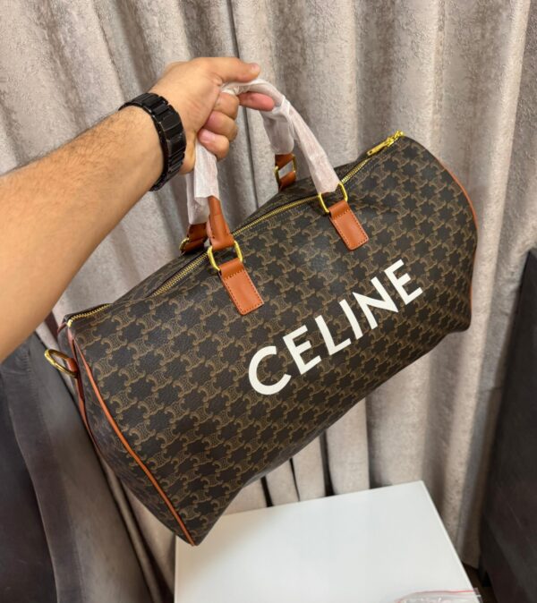 Celinee Monogram Unisex Extra Premium Travel Duffle Bag