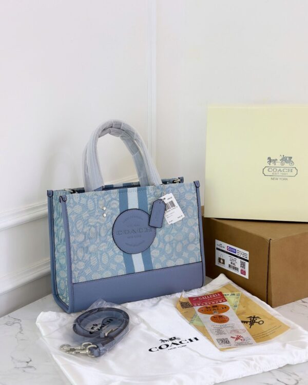 COACHH DEMPSEY CARRYALL SIGNATURE TOTE BAG 30 - Image 3