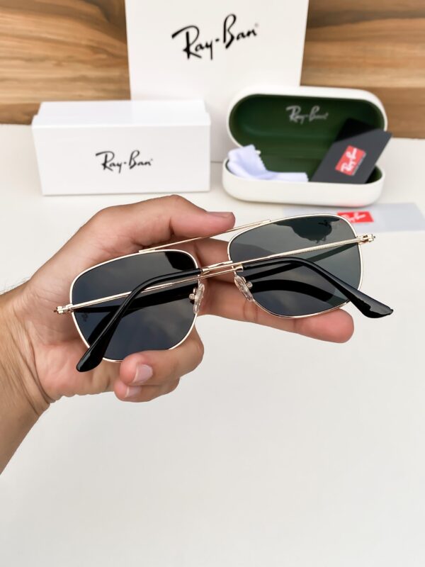 RAYBANN GOLD BLACK 3672 - Image 2