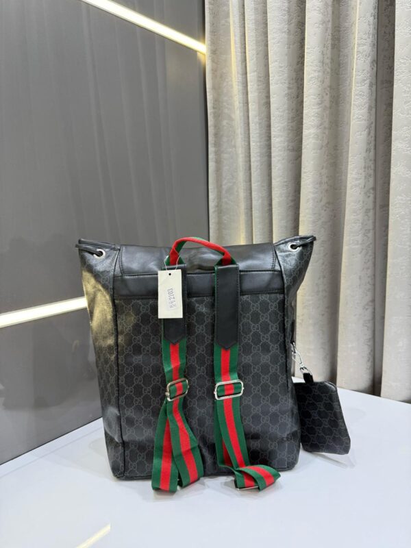 GUCCII BLACK PREMIUM UNISEX CLASSIC BAGPACK - Image 4