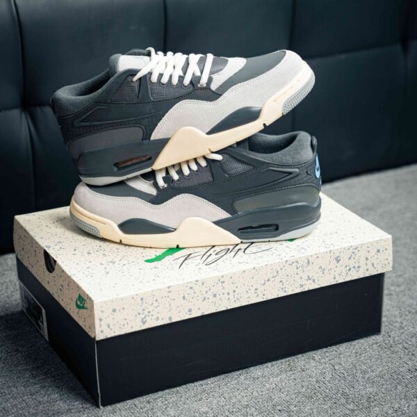 Nikee Air Jordan 4 RM Iron Ligh Grey Semi UA - Image 2