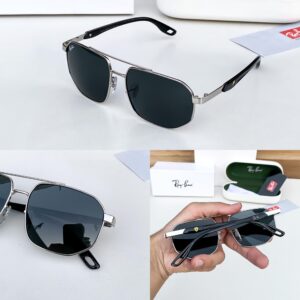 RAYBANN SILVER BLACK 3686