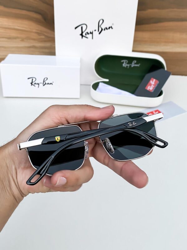 RAYBANN SILVER BLACK 3686 - Image 2