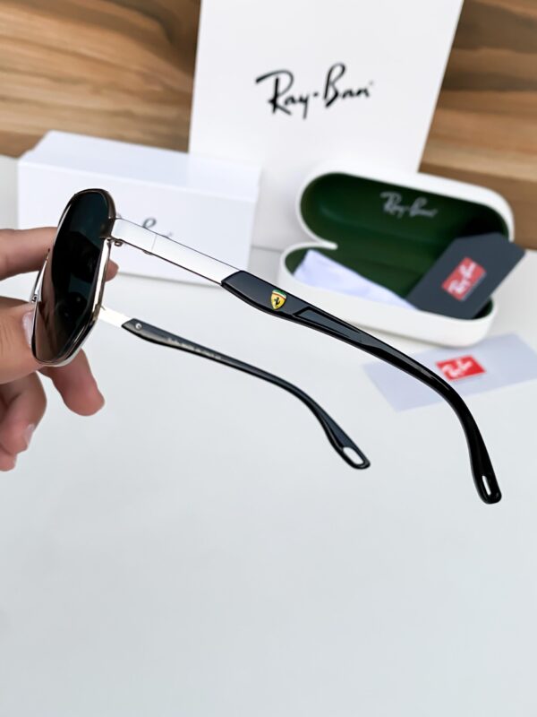 RAYBANN SILVER BLACK 3686 - Image 3