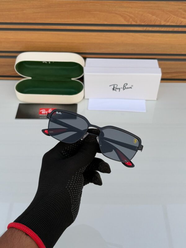 Ray bann 07 full black  - Image 3