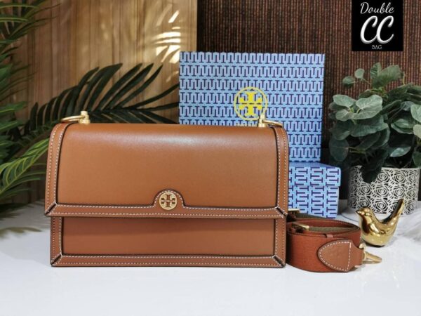 TORYY BURCHH T MONOGDAM SLING CUM CROSSBODY