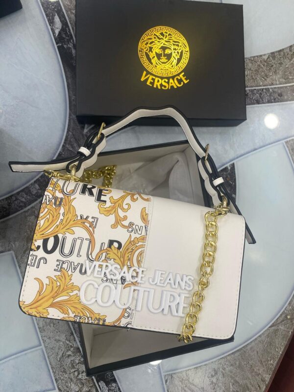 VERSACEE JEANS COUTURE PLAQUE HANDBAG - Image 3