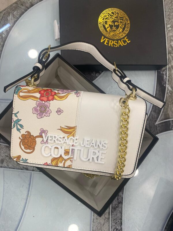 VERSACEE JEANS COUTURE PLAQUE HANDBAG - Image 4