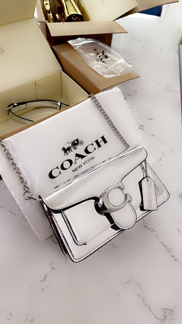 Latest Coachh Mini Tabby Silver  - Image 2