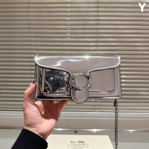 Latest Coachh Mini Tabby Silver 