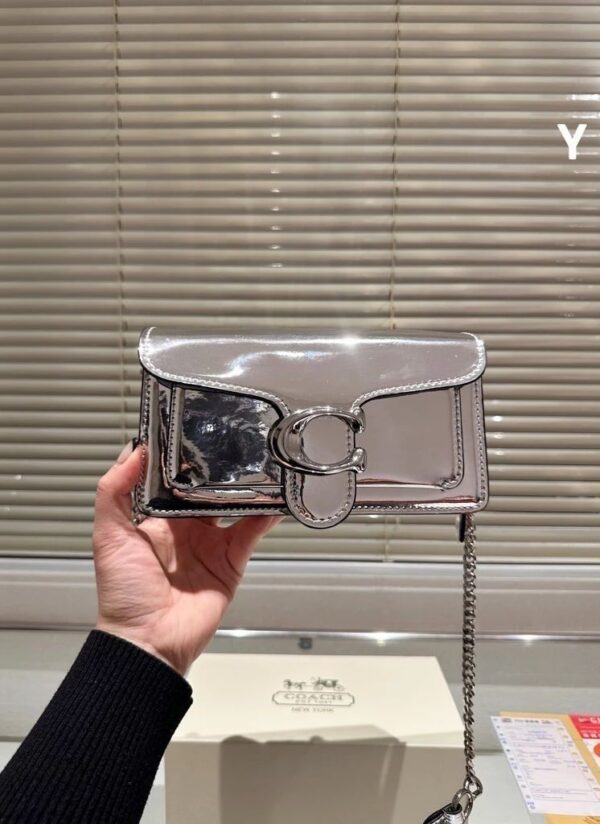 Latest Coachh Mini Tabby Silver 