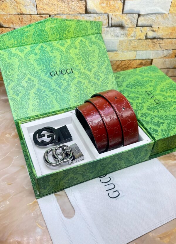 GUCCII DOUBLE BUCKLE BELT - Image 2