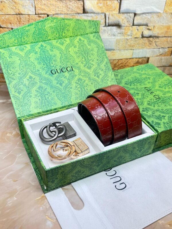 GUCCII DOUBLE BUCKLE BELT - Image 6