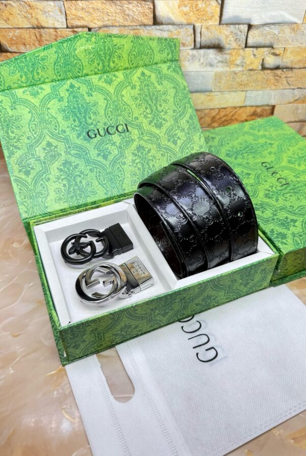 GUCCII DOUBLE BUCKLE BELT - Image 7