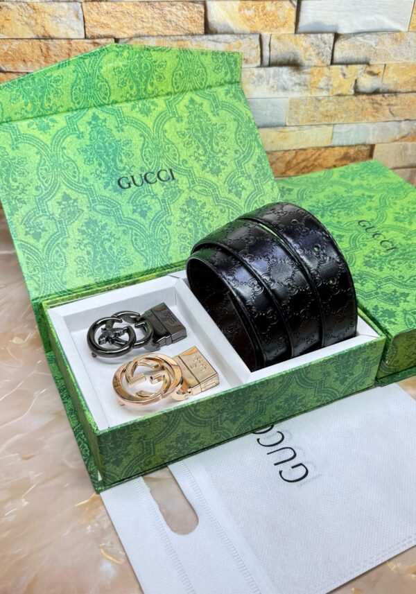 GUCCII DOUBLE BUCKLE BELT - Image 8
