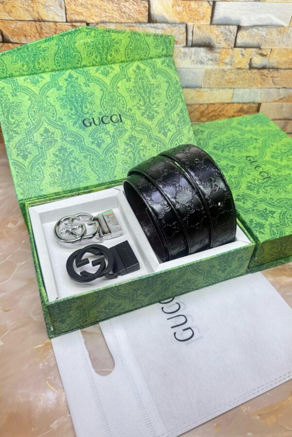 GUCCII DOUBLE BUCKLE BELT - Image 9