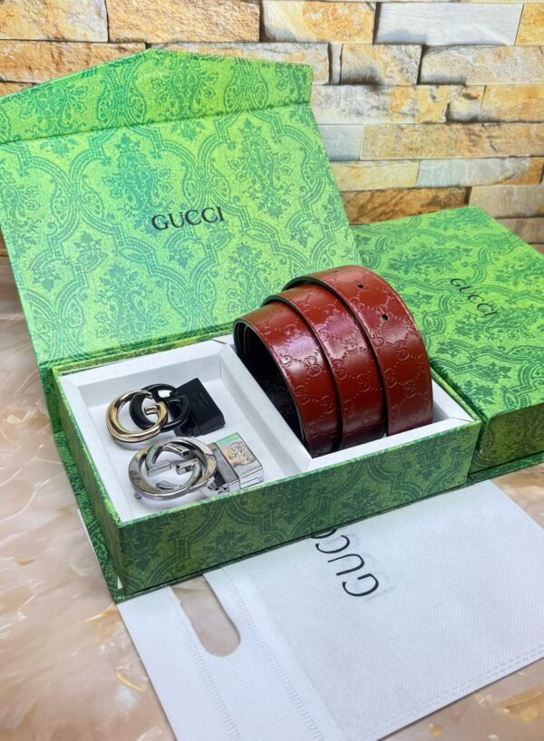 GUCCII DOUBLE BUCKLE BELT - Image 10