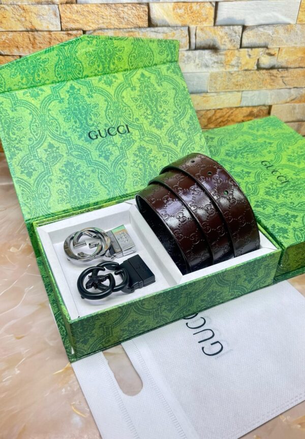 GUCCII DOUBLE BUCKLE BELT - Image 13