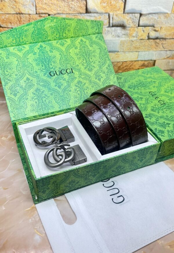 GUCCII DOUBLE BUCKLE BELT - Image 12