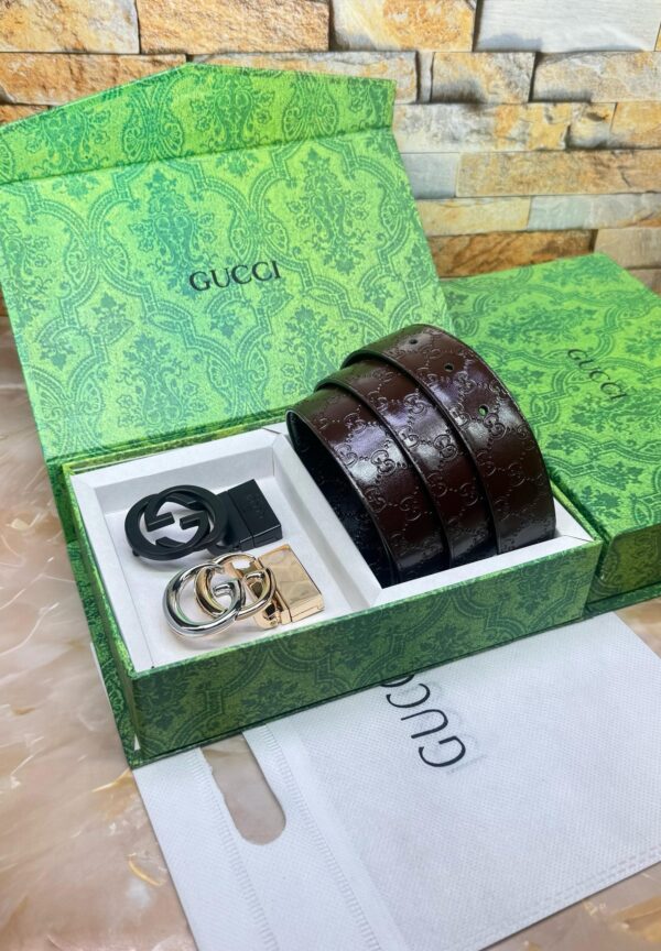 GUCCII DOUBLE BUCKLE BELT - Image 14