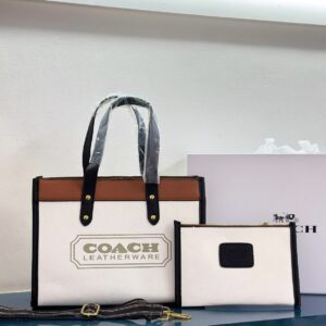 Latest Coachh Feild Tote Bag 30 With Pouch