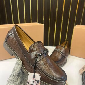 Burberryy Men Classic Loafer Black/brown 