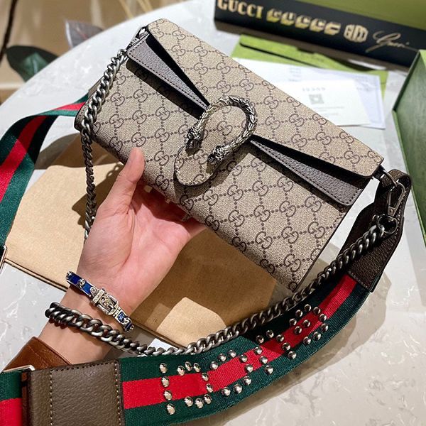 GUCCII DIONYSUS OPHIDIA ENVELOPE KHAKHI COLOUR