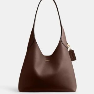 Coachh Brooklyn Medium Shoulder Bag 28 With Cherry 🍒 Charm