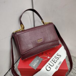 GUESSS CROCO MASIE SHOULDER BAG